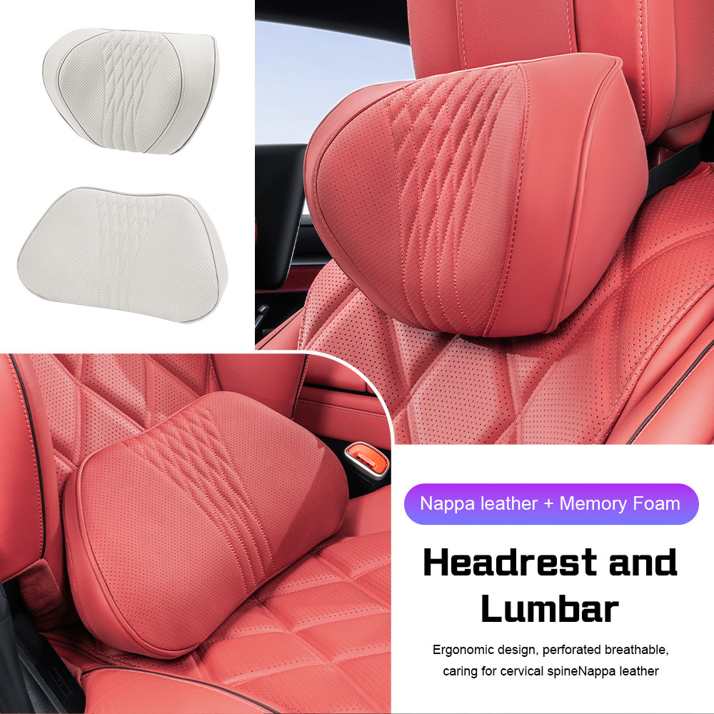 Memory Foam Car Neck Pillow Lumbar Support - لبيجو 308 408 508 2008 3008