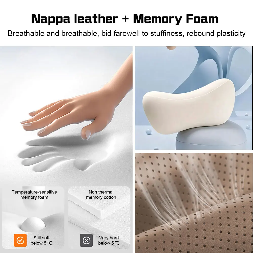 لبيجو 308 408 508 2008 3008 40 - مراجعة Memory Foam Car Neck Pillow Lumbar Support وسعره