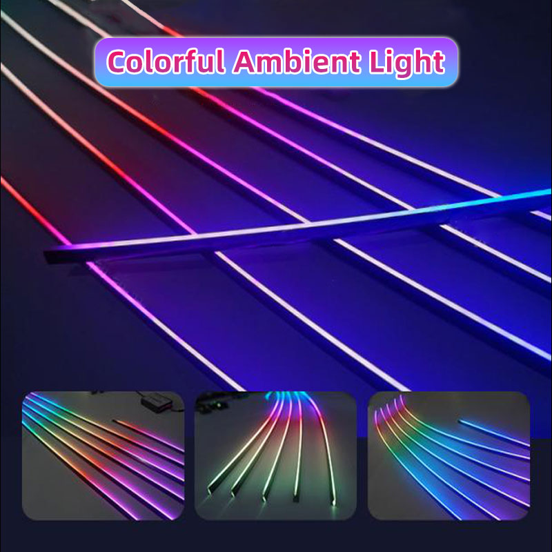 إضاءة داخلية للسيارة، أضواء مح - مراجعة Led Ambient Interior Car Lights App Control وسعره