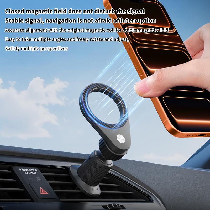 حامل هاتف مغناطيسي جديد للسيار - مراجعة Magnetic Phone Holder For Car Vent وسعره