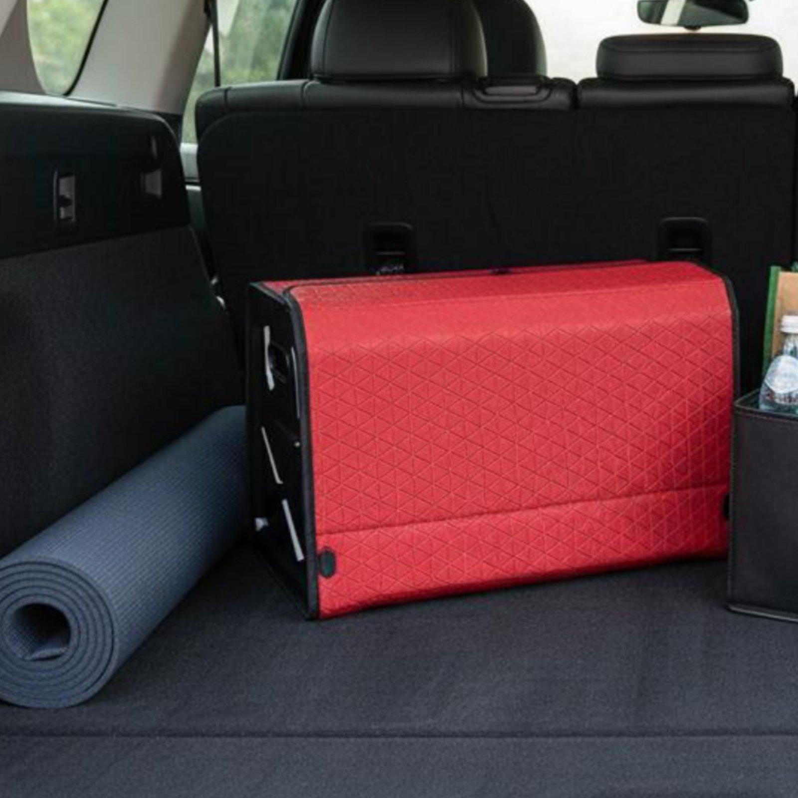 صندوق تخزين قابل للطي لصندوق ا - مراجعة Car Trunk Organizer Foldable Storage Box وسعره