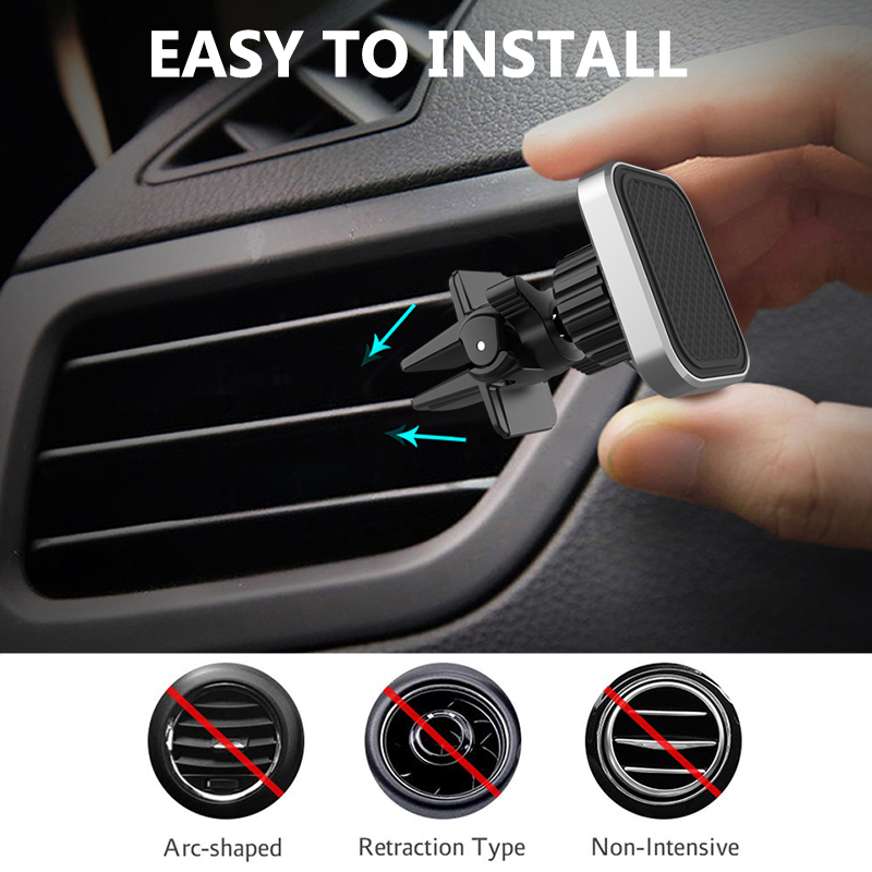 حامل هاتف مغناطيسي متعدد الوظا - مراجعة Magnetic Phone Holder For Car Vent وسعره