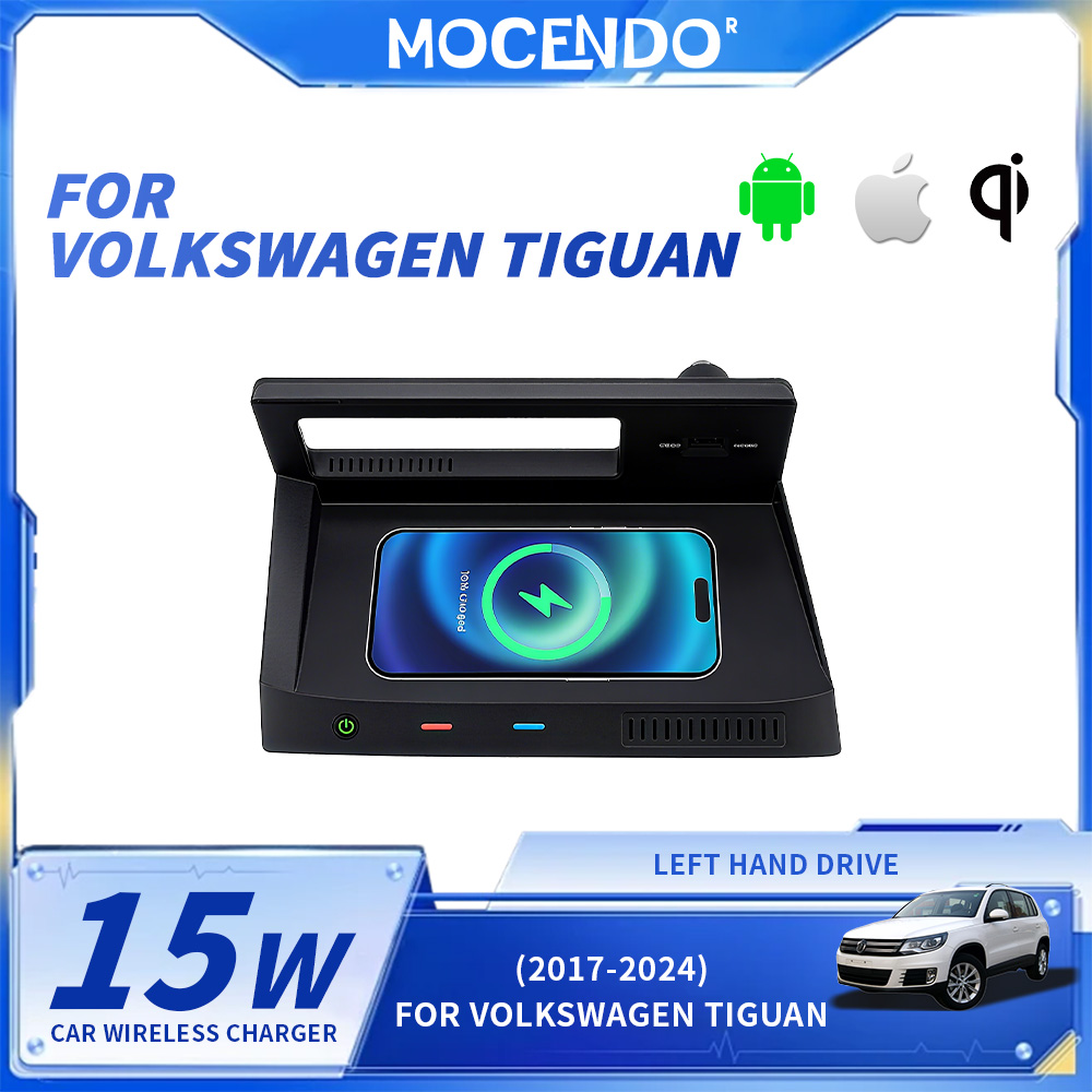 لوحة شحن لاسلكية للسيارة لفولك - مراجعة Wireless Car Charger Mount Fast Charging وسعره