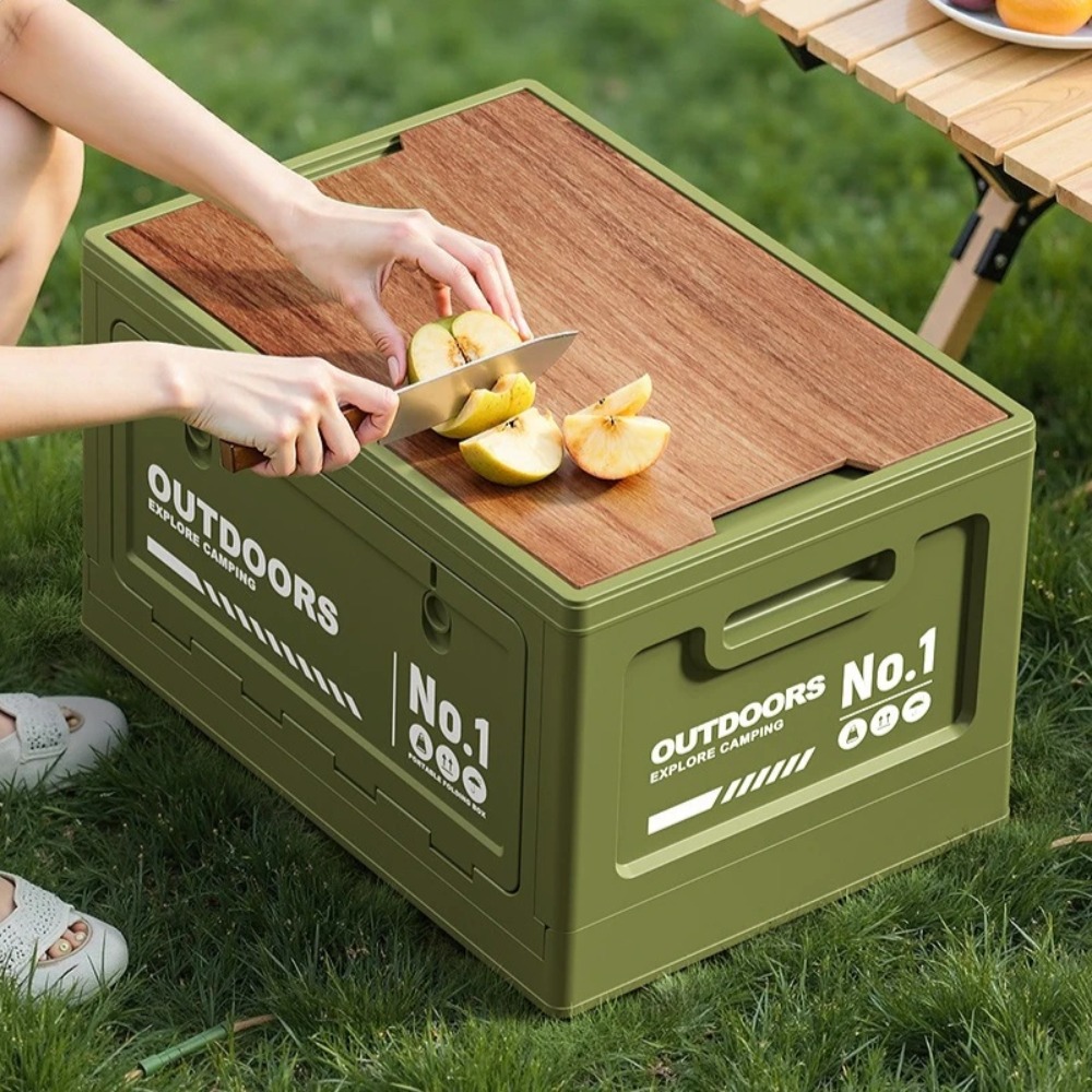 صندوق تخزين قابل للطي للتخييم  - مراجعة Car Trunk Organizer Foldable Storage Box وسعره