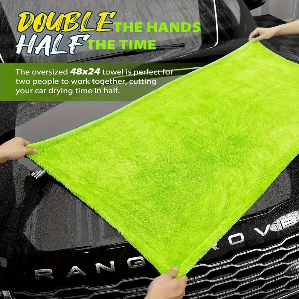 1400GSM الثقيلة SUV شاحنة تجفي - مراجعة Microfiber Car Drying Towel Super Absorbent وسعره