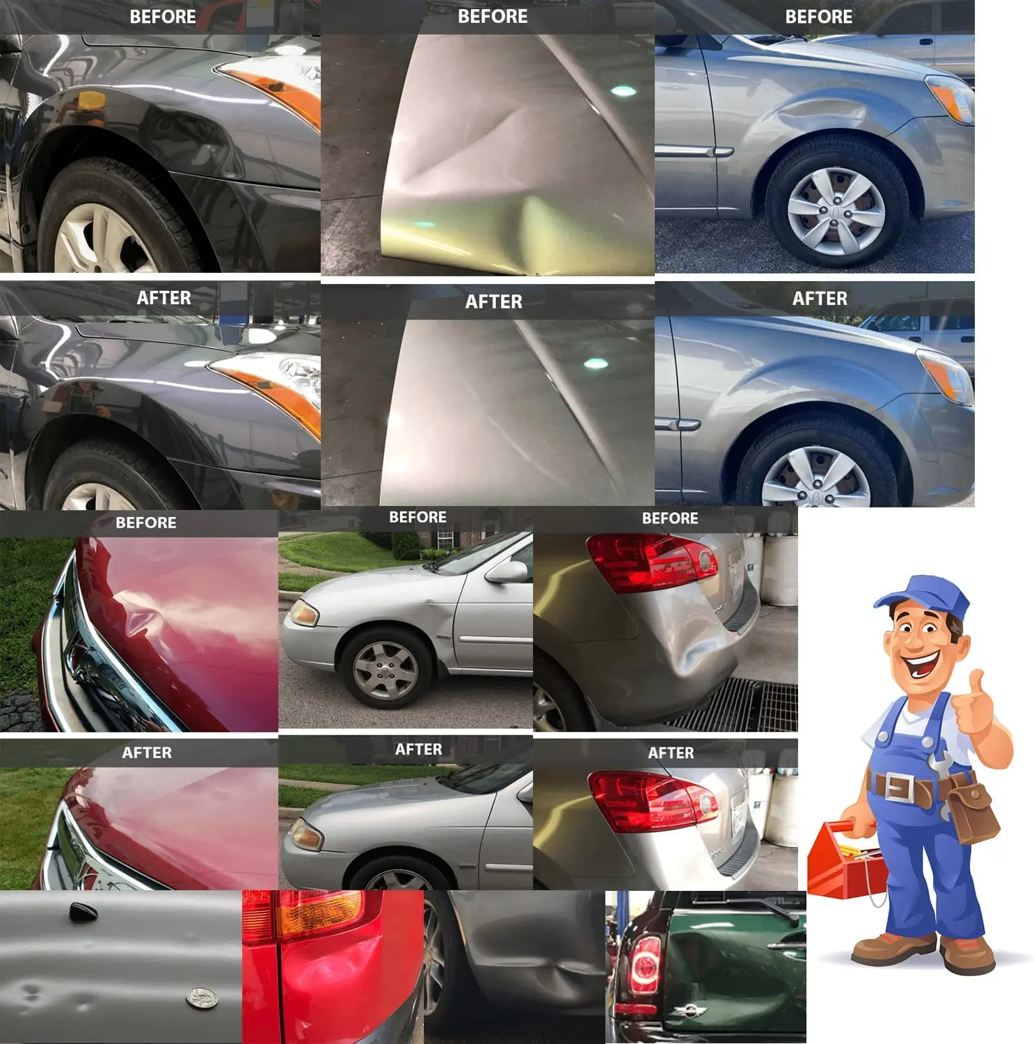 أداة سحب لإصلاح انبعاجات السيا - مراجعة Auto Repair Tools وسعره