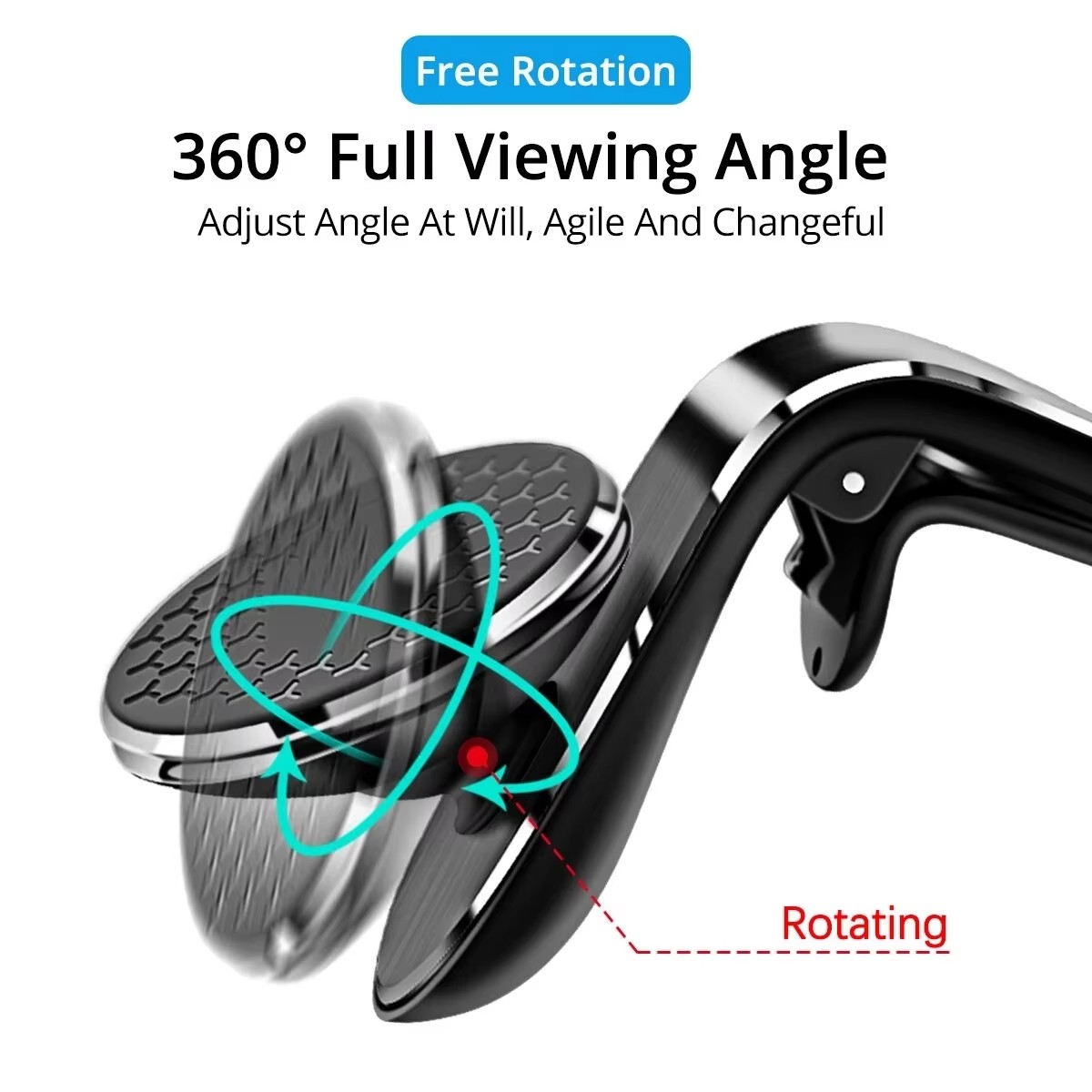حامل هاتف مغناطيسي للسيارة، حا - مراجعة Magnetic Phone Holder For Car Vent وسعره