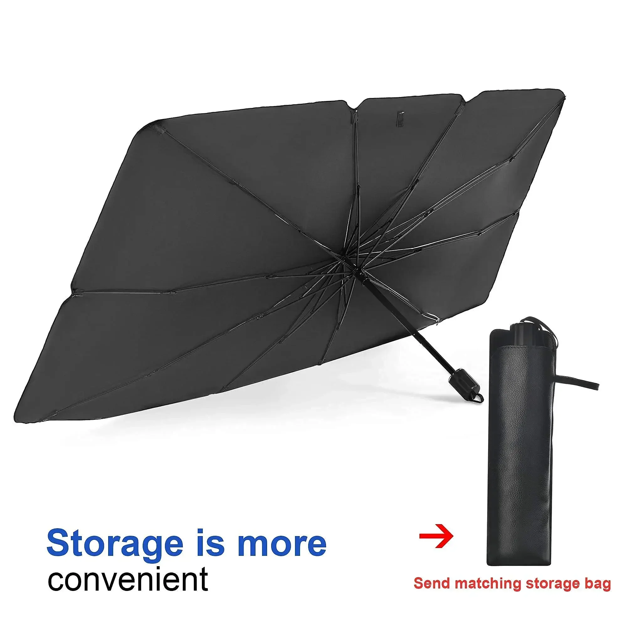 قطعة واحدة من مظلة واقية قابلة - مراجعة Car Sunshade Windshield Umbrella Foldable وسعره